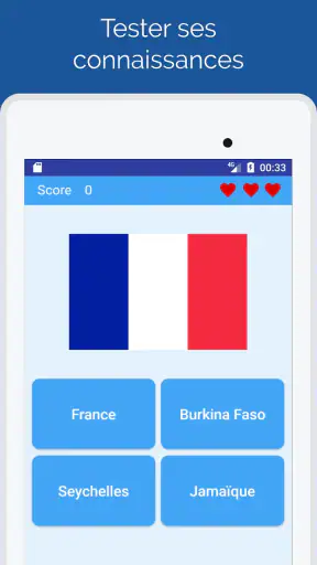 Drapeaux des pays - Quiz screenshot