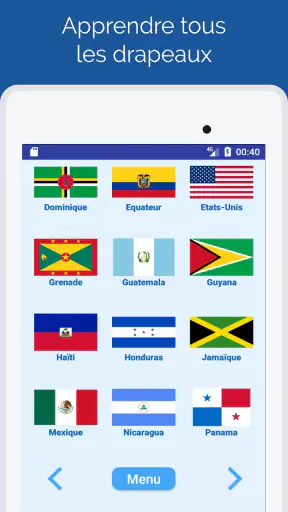Drapeaux des pays - Quiz screenshot