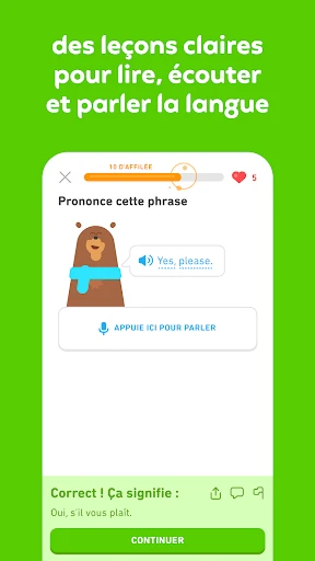 Duolingo : Cours de Langue screenshot