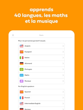 Duolingo : Cours de Langue screenshot