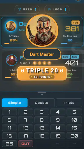 Easy Darts Scorer screenshot
