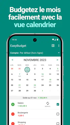 EasyBudget - Budget personnel screenshot
