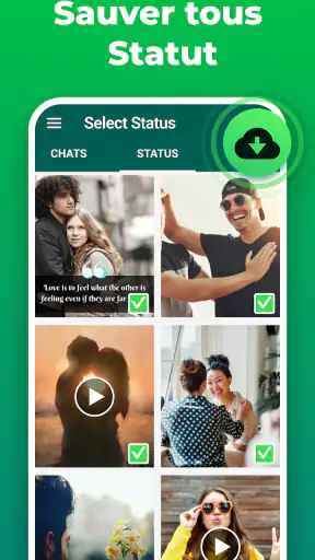 Économiseur de statut screenshot
