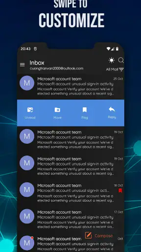 Email pour Outlook et Hotmail screenshot