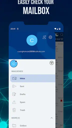 Email pour Outlook et Hotmail screenshot