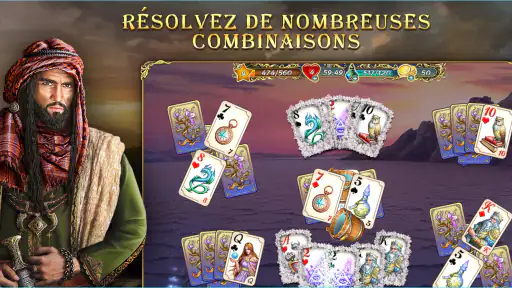 Emerland: TriPeaks Solitaire screenshot