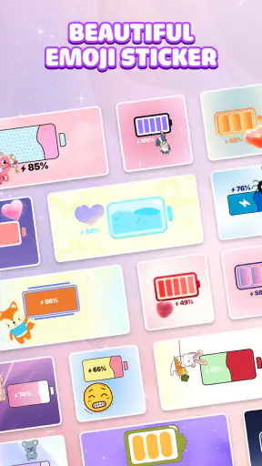 Émoji Batterie - Barre d'état screenshot