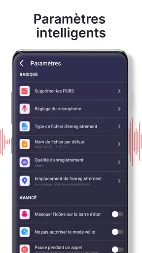 enregistreur vocal screenshot