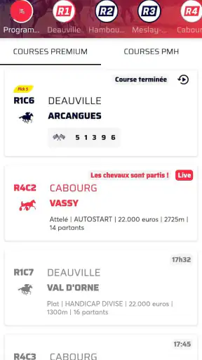 Equidia screenshot