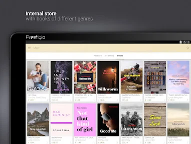 eReader Prestigio: Lecteur screenshot