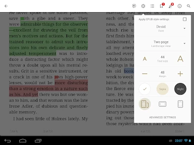 eReader Prestigio: Lecteur screenshot