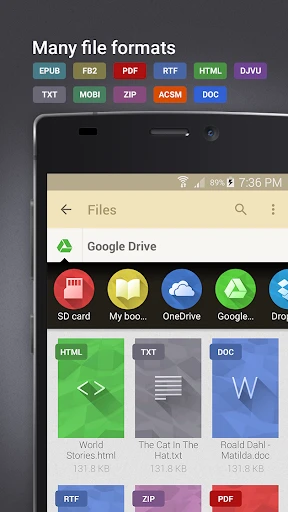 eReader Prestigio: Lecteur screenshot