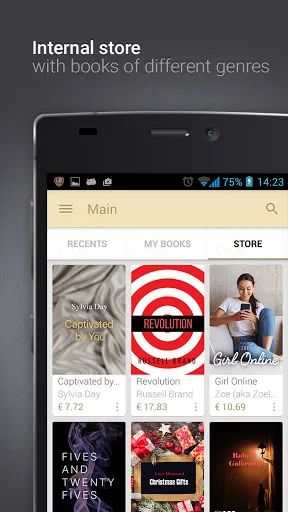 eReader Prestigio: Lecteur screenshot