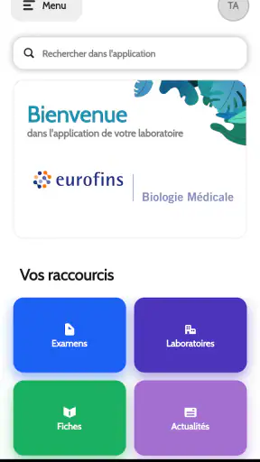 Eurofins BioMed Lab screenshot