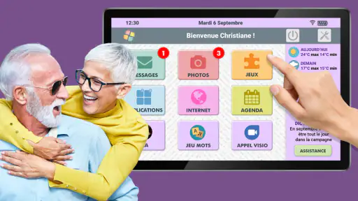 Facilotab Lanceur Appli Senior screenshot