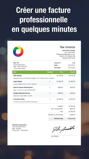 Facture & Devis screenshot