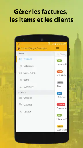 Facture & Devis screenshot