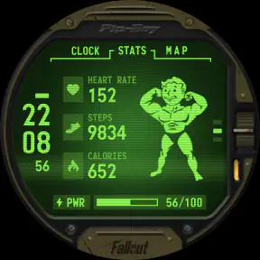Fallout Pip-Boy Watch Face screenshot