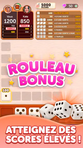Farkle Lancer de Dés screenshot