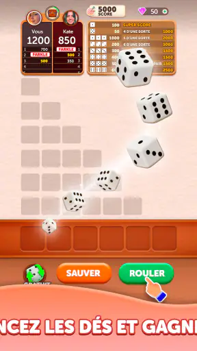 Farkle Lancer de Dés screenshot