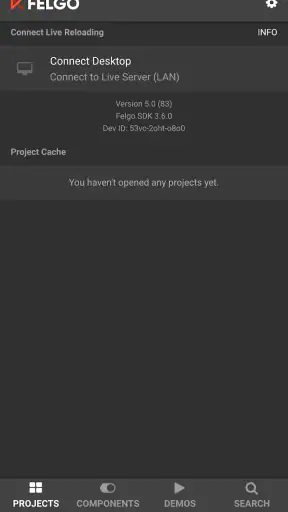 Felgo 4 QML Dev App screenshot