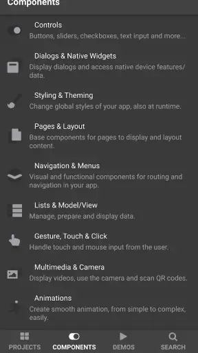 Felgo 4 QML Dev App screenshot