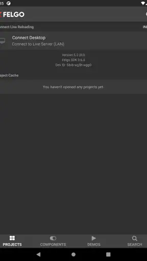 Felgo 4 QML Dev App screenshot
