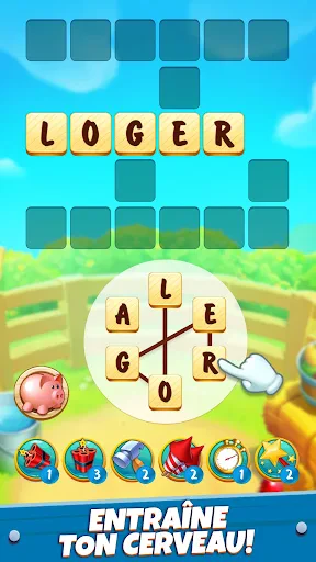 Ferme de bois : jeu de mots screenshot