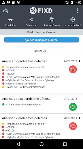 FIXD OBD2 Scanographe screenshot
