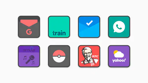 Flat Square - Icon Pack screenshot