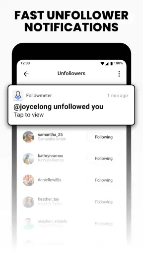 FollowMeter pour Instagram screenshot