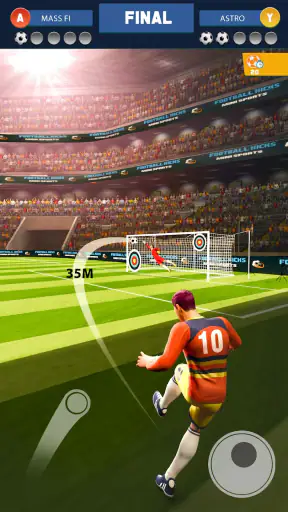Jeu de but de football screenshot
