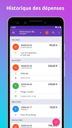 Fuelio : carburant et coûts screenshot