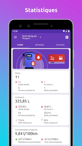 Fuelio : carburant et coûts screenshot