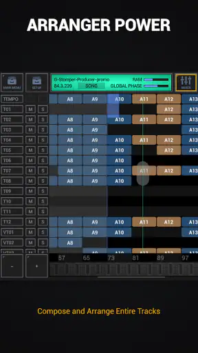 G-Stomper Producer: Music DAW screenshot