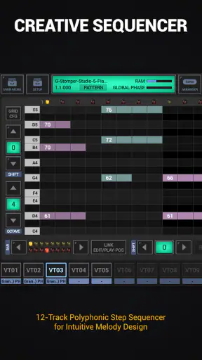 G-Stomper Producer: Music DAW screenshot