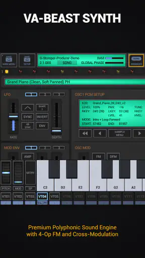 G-Stomper Producer: Music DAW screenshot