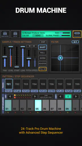 G-Stomper Producer: Music DAW screenshot