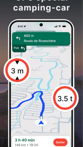 Gabary - GPS Camping-Car & Van screenshot