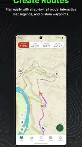 Gaia GPS (Topographiques) screenshot