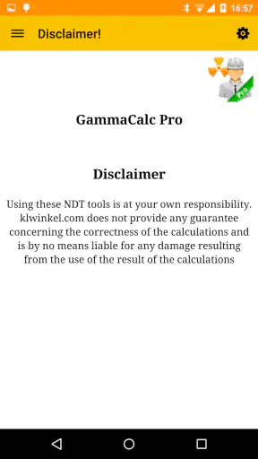 Gamma Calculator Pro screenshot