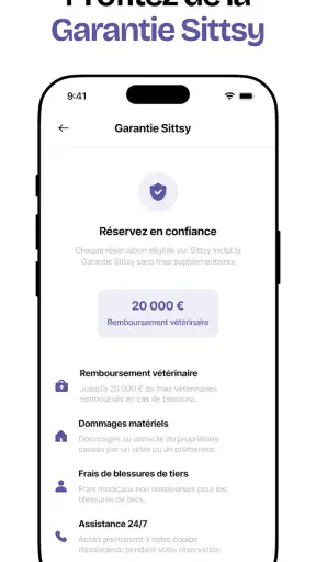 Garde d’animaux fiable Sittsy screenshot