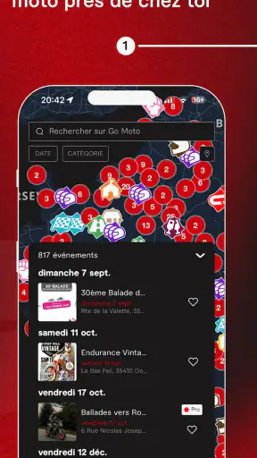 Go Moto - Événements moto screenshot