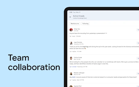 Google Chat screenshot