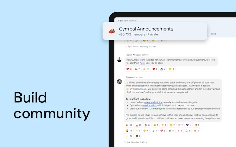 Google Chat screenshot