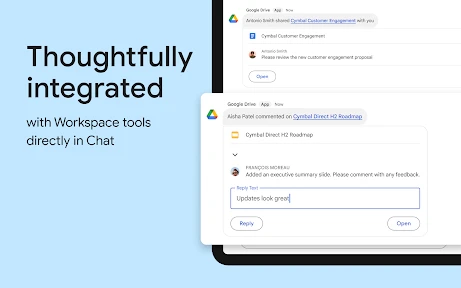 Google Chat screenshot