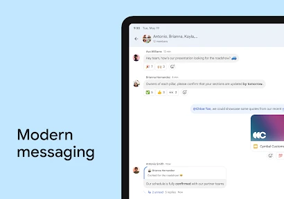 Google Chat screenshot