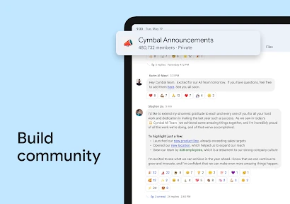 Google Chat screenshot