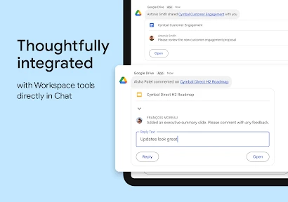 Google Chat screenshot
