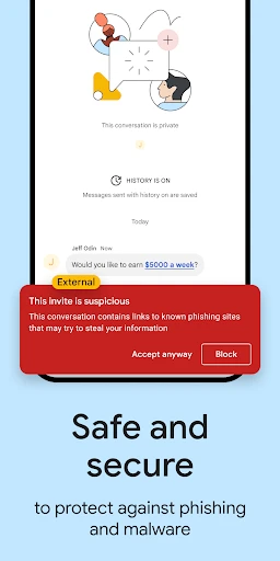 Google Chat screenshot